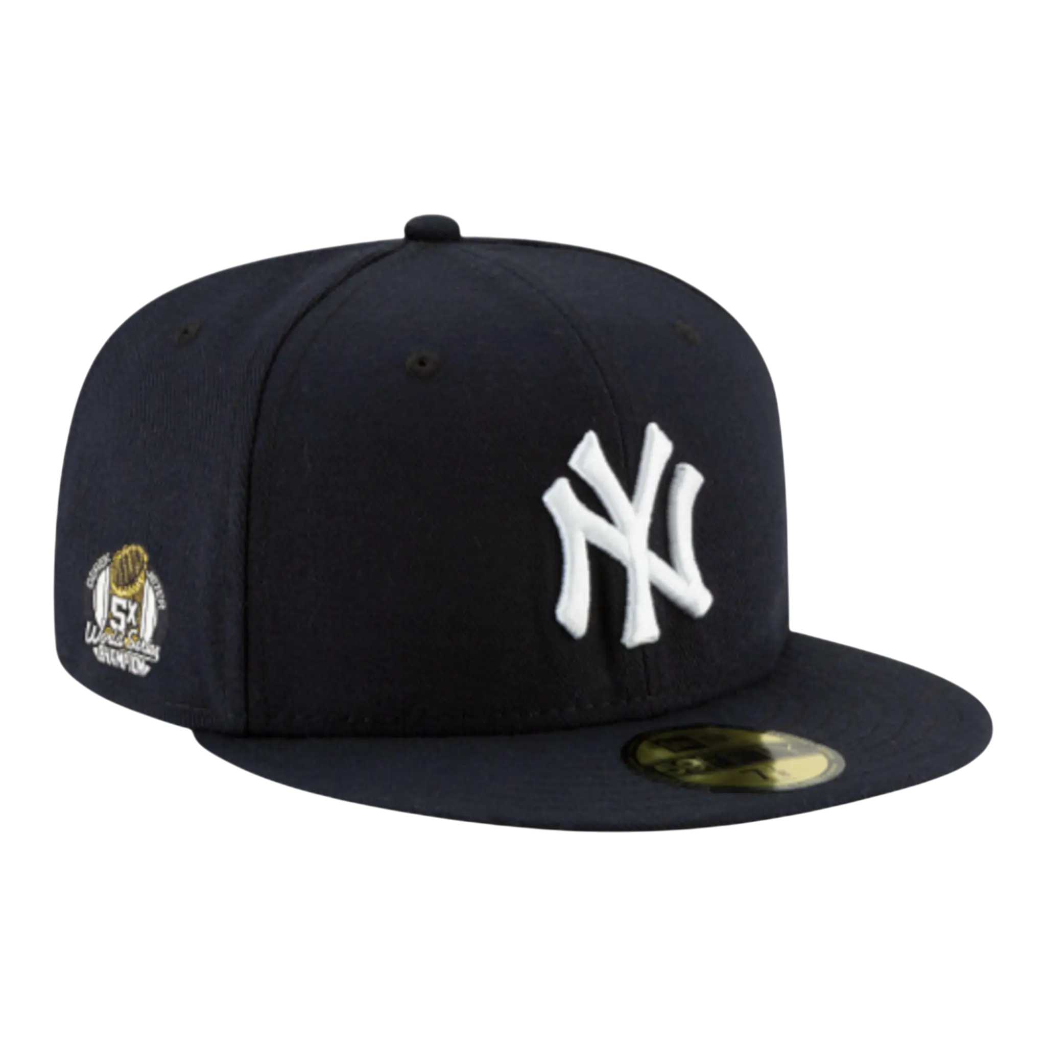 New Era 59Fifty New York Yankees Derek Jeter 5X World Series Champion Fitted Hat Navy