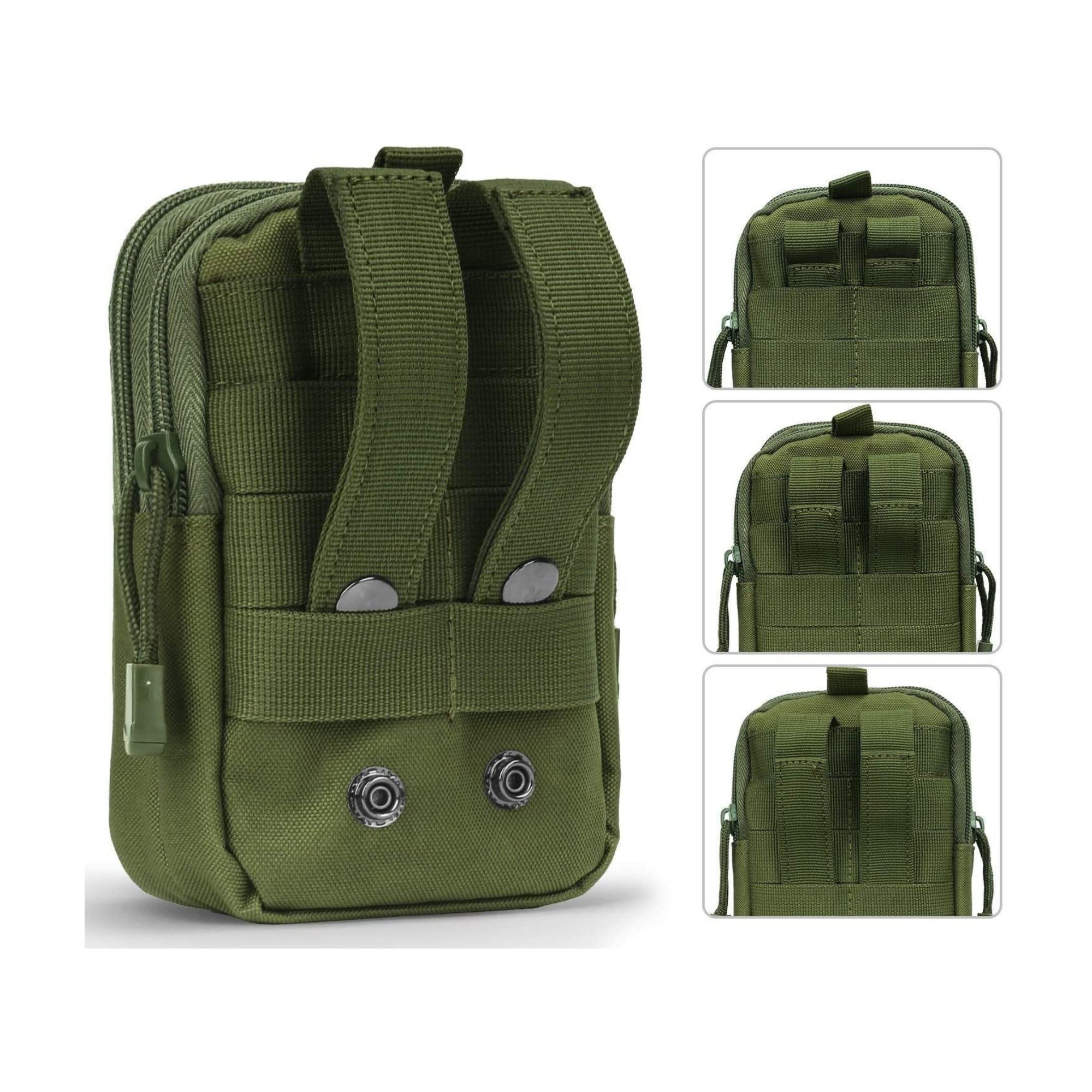 JupiterGear Tactical MOLLE Military Pouch Waist Bag for Hiking, Running and Outdoor Activities