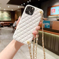 RAMODO Diamond Plaid Crossbody iPhone Case