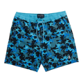 Psycho Bunny Rye All Over Print Men Swim Trunks Navy