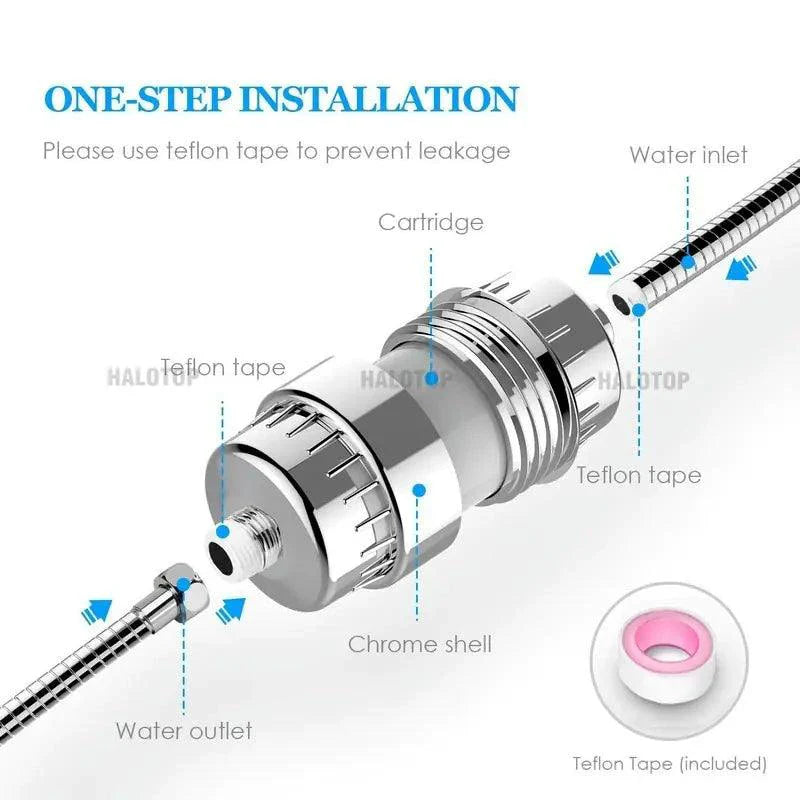 15 Step Spa Shower Filter