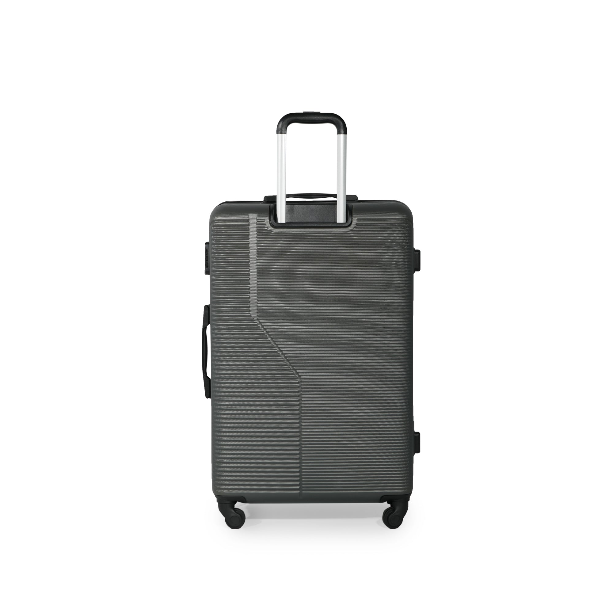 7-Piece Luggage Set ABS Lightweight & Durable Suitcase with Spinner Wheels TSA Lock (20/24/28) Dark Grey