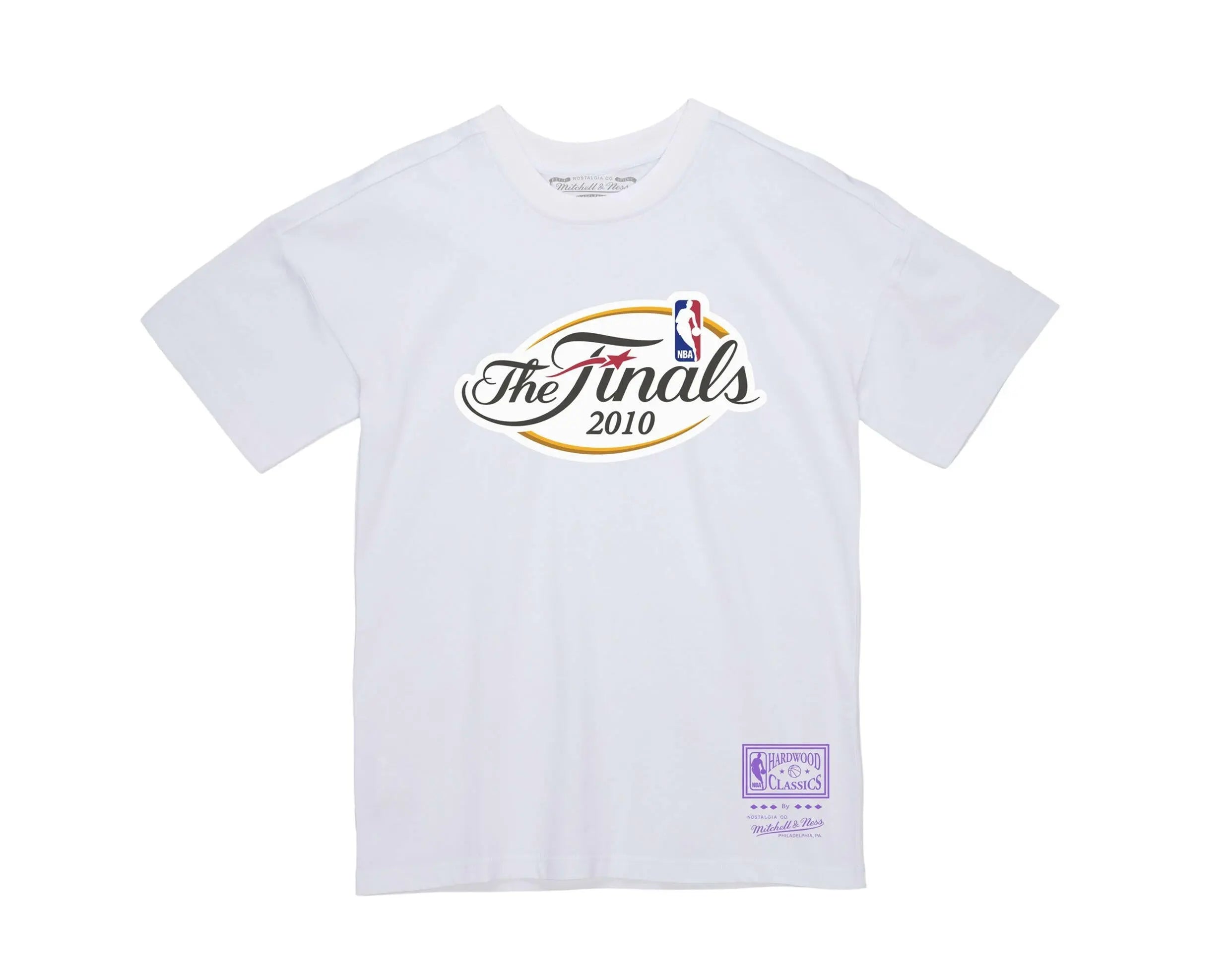 Mitchell & Ness Los Angeles Lakers QS 2010 Finals Men T-Shirt White