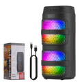 Ultimate Sound 3000W Portable Bluetooth Speaker with Dazzling LED Lights for Epic Parties