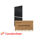 Canadian Solar 15.6kW Pallet - 600W N-Type TOPCon Bifacial Solar Panels| Up to 720W Bifacial| CS6W-600TB-AG | Full Pallet (26)