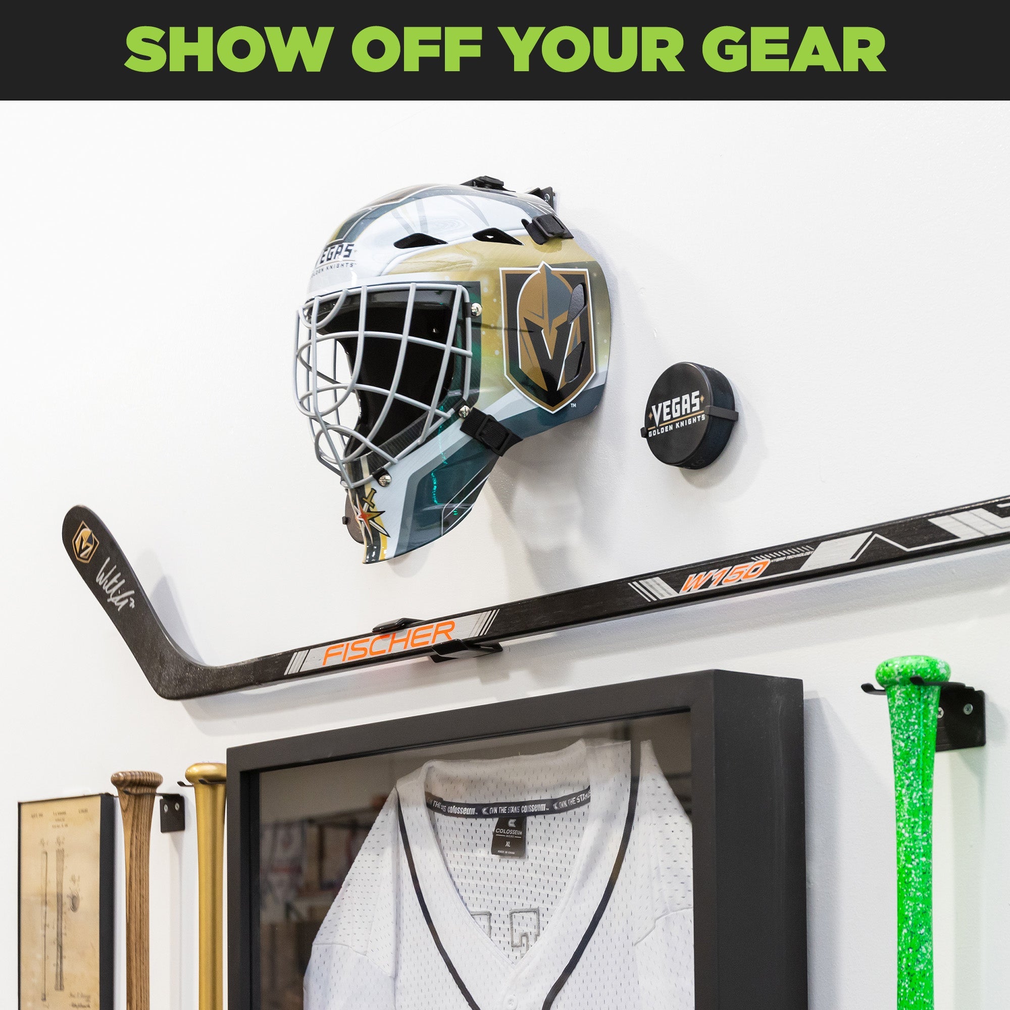 HIDEit Puck | Universal Hockey Puck Wall Mount 3-Pack