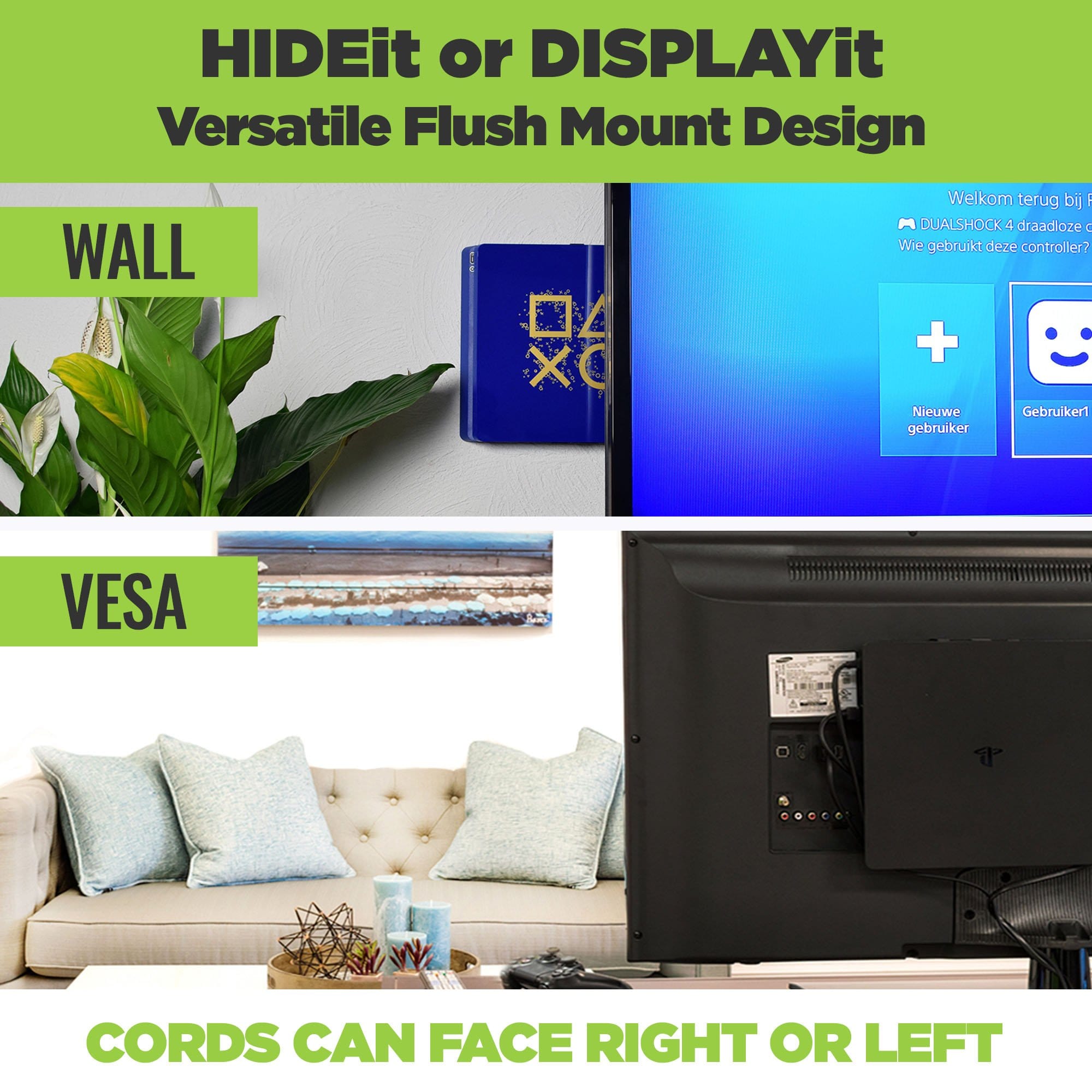 HIDEit 4P | PlayStation PS4 Pro Mount