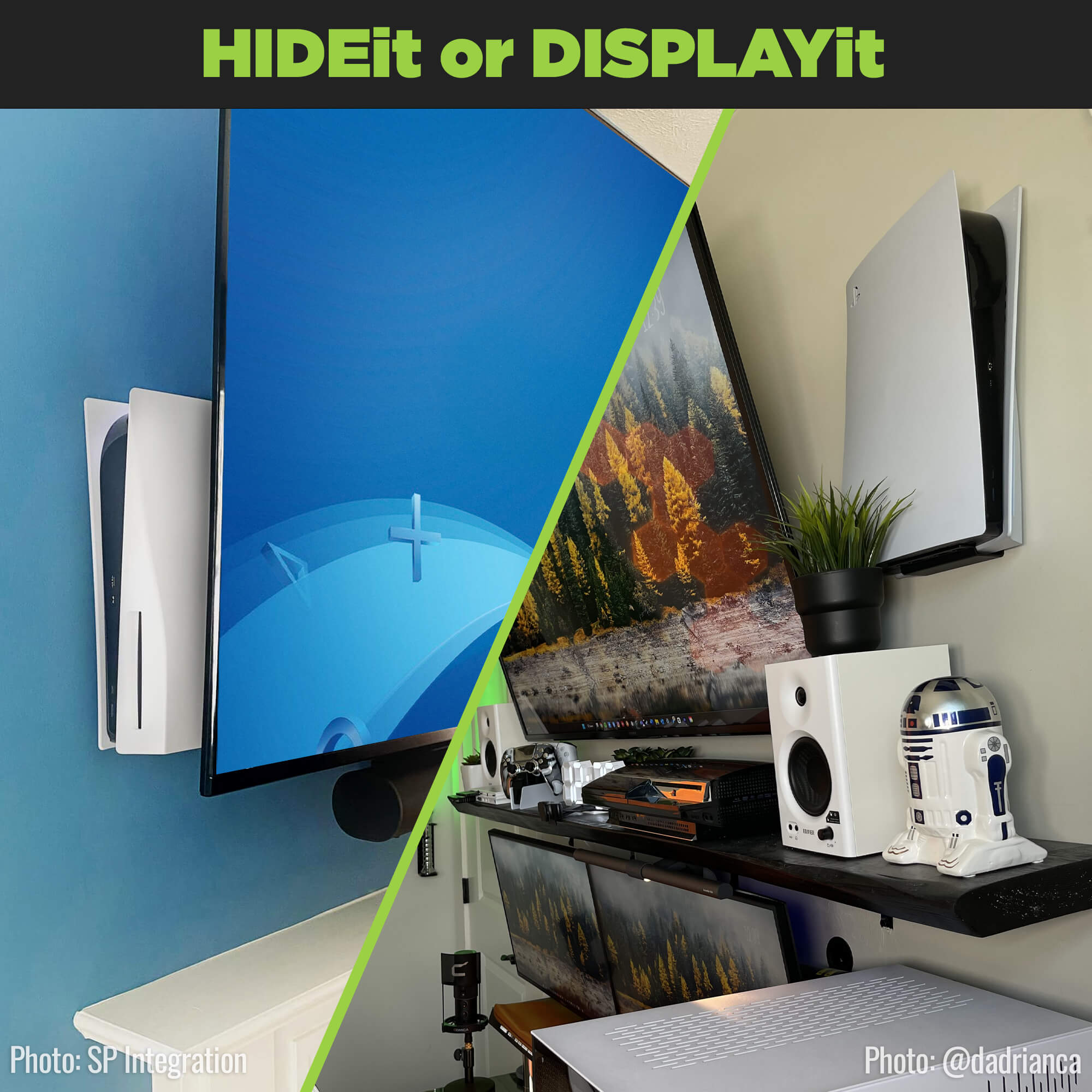 HIDEit PS5 | Sony PlayStation 5 and PS5 Pro Mount