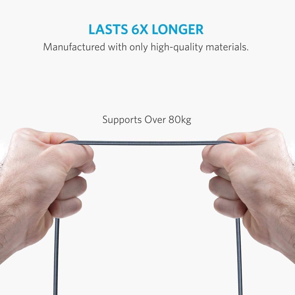 Anker <b>Powerline+</b> USB C to USB 3.0 Cable (3 ft, 6 ft)