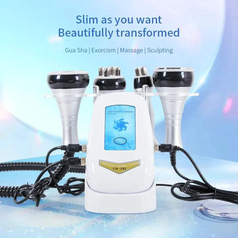 GlowPro 40K 4IN1 Cavitation Slimming Machine – Facial Massager & Skin Tightening for Lifted, Youthful Skin