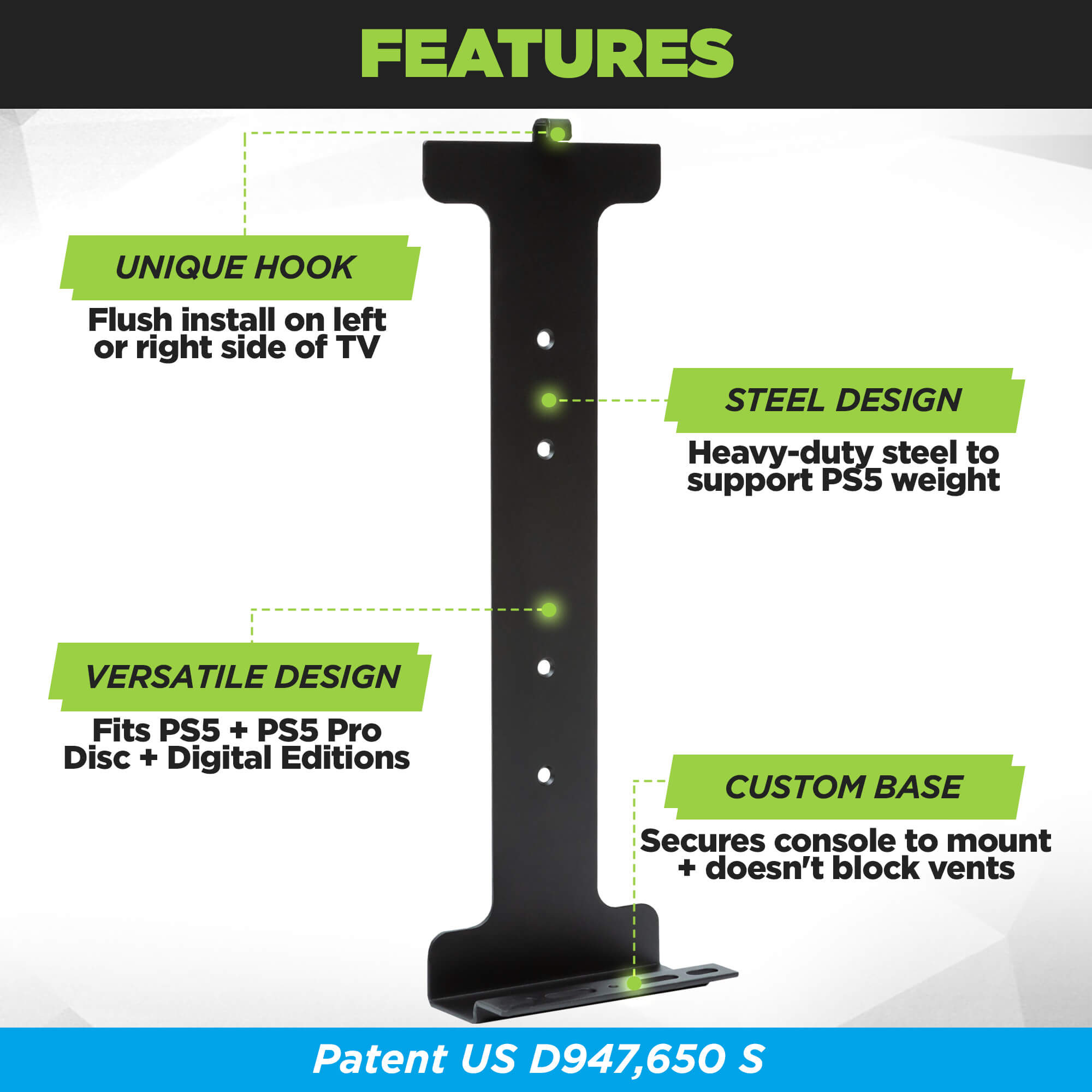 HIDEit PS5 | Sony PlayStation 5 and PS5 Pro Mount