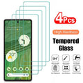 PixelGuard 4-Pack Tempered Glass Screen Protectors - 9H Impact Protection for Google Pixel 9, 8 Pro, 7, 6, 5, 4A, & More