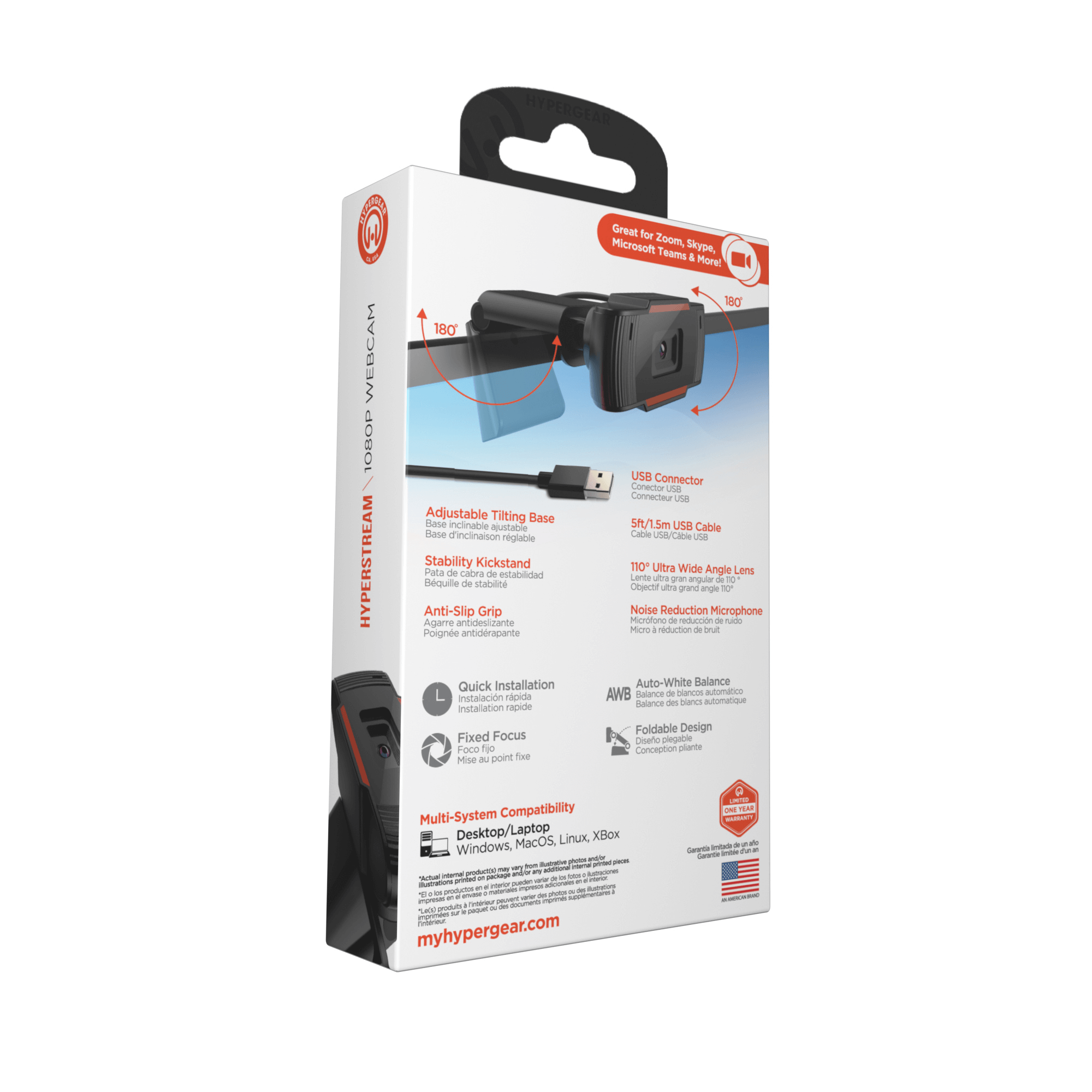 HyperGear HyperStream 1080P Webcam