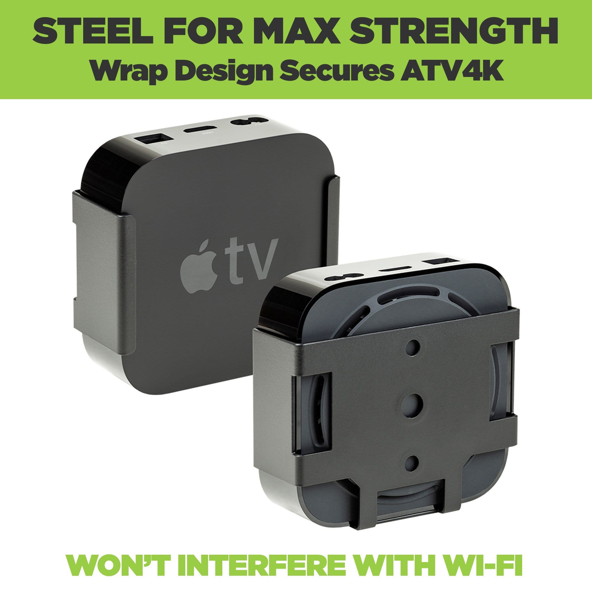 HIDEit ATV4K | 1st + 2nd Gen Apple TV 4K Wall Mount