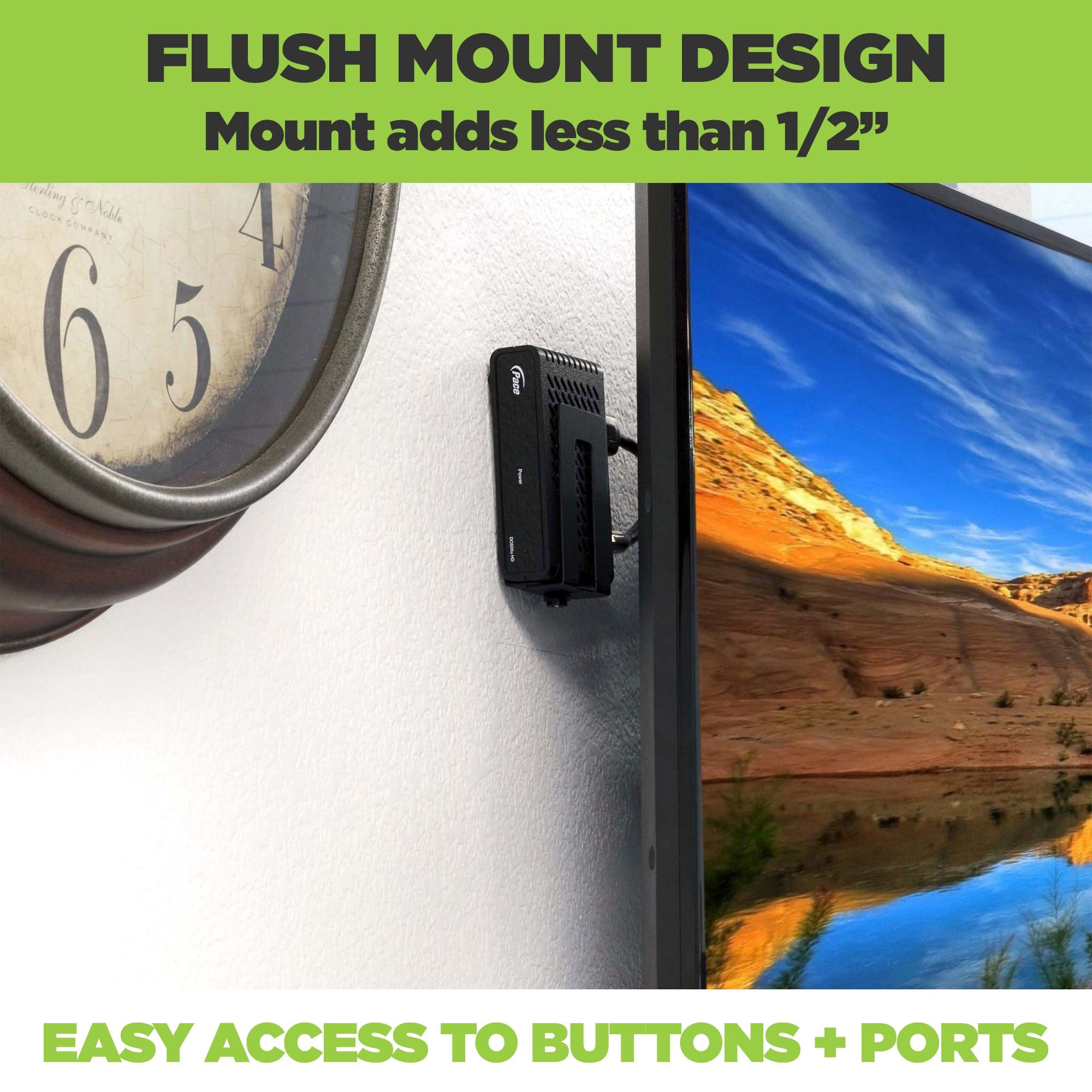 HIDEit Uni-XS | Adjustable Extra Small Electronic Device Wall Mount