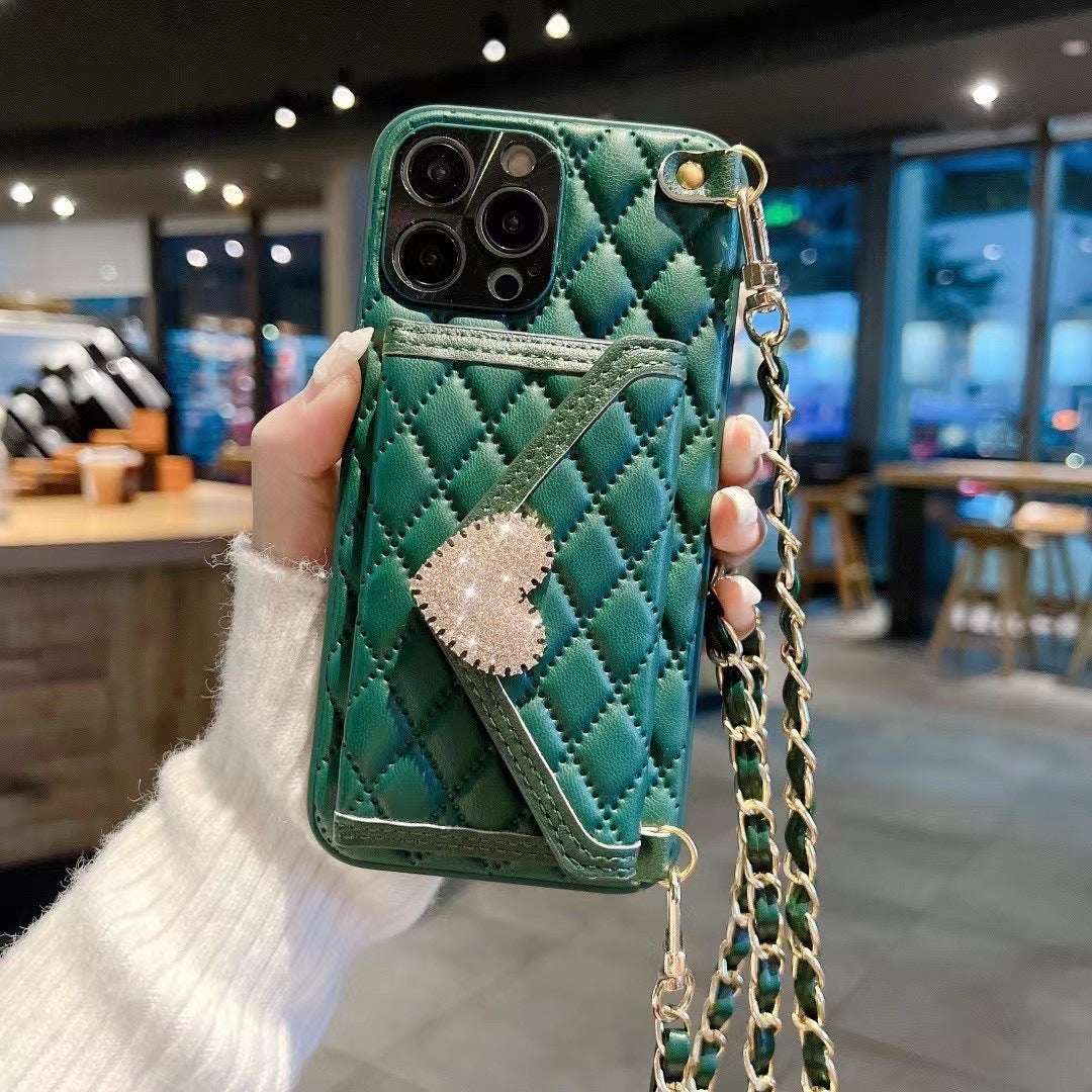 RAMODO Love Diamond Messenger Phone Case