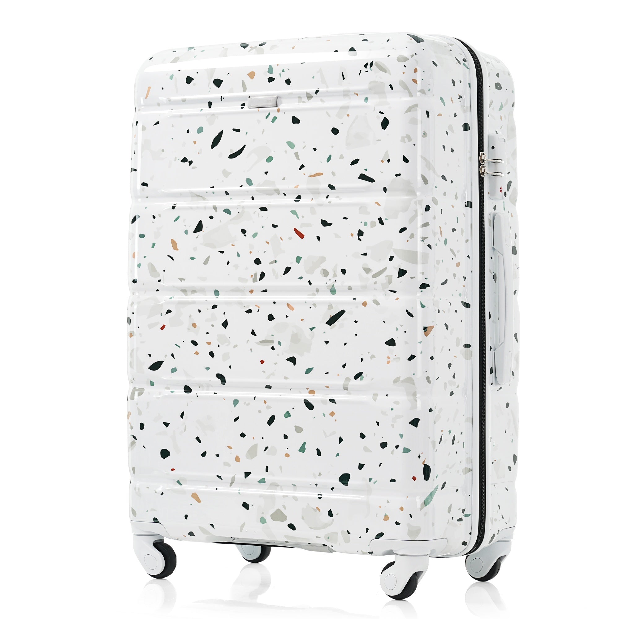 Luggage Set of 3 with USB Port and Spinner Wheels