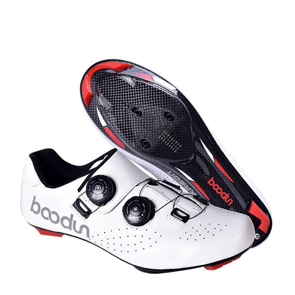 Ultimate Shock-Absorbing Leather Cycling Shoes