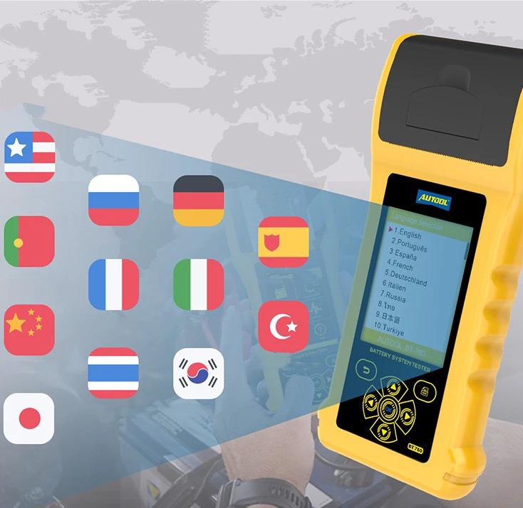 Autool BT760 High-Accuracy Vehicle Battery Tester 12V/24V