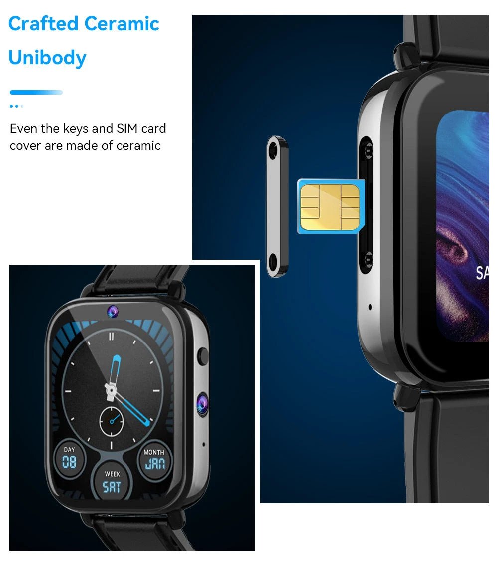 Premium Smart Watch: Voice & Video Calls