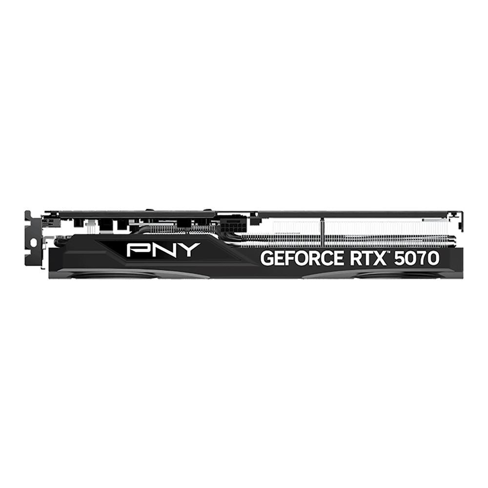 PNY NVIDIA GeForce RTX 5070 Overclocked Triple Fan 12GB GDDR7 PCIe 5.0 Graphics Card