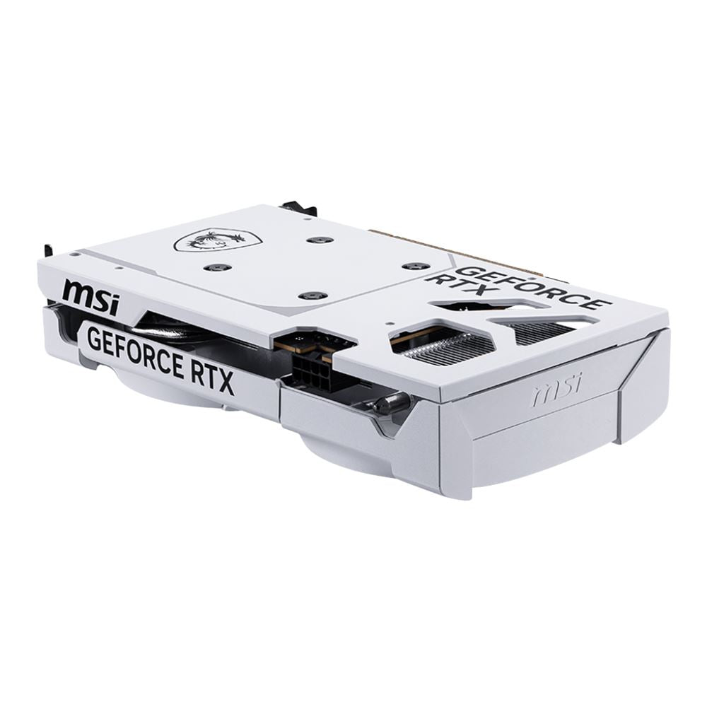MSI NVIDIA GeForce RTX 5060 Ventus 2X White Overclocked Dual Fan 8GB GDDR7 PCIe 5.0 Graphics Card