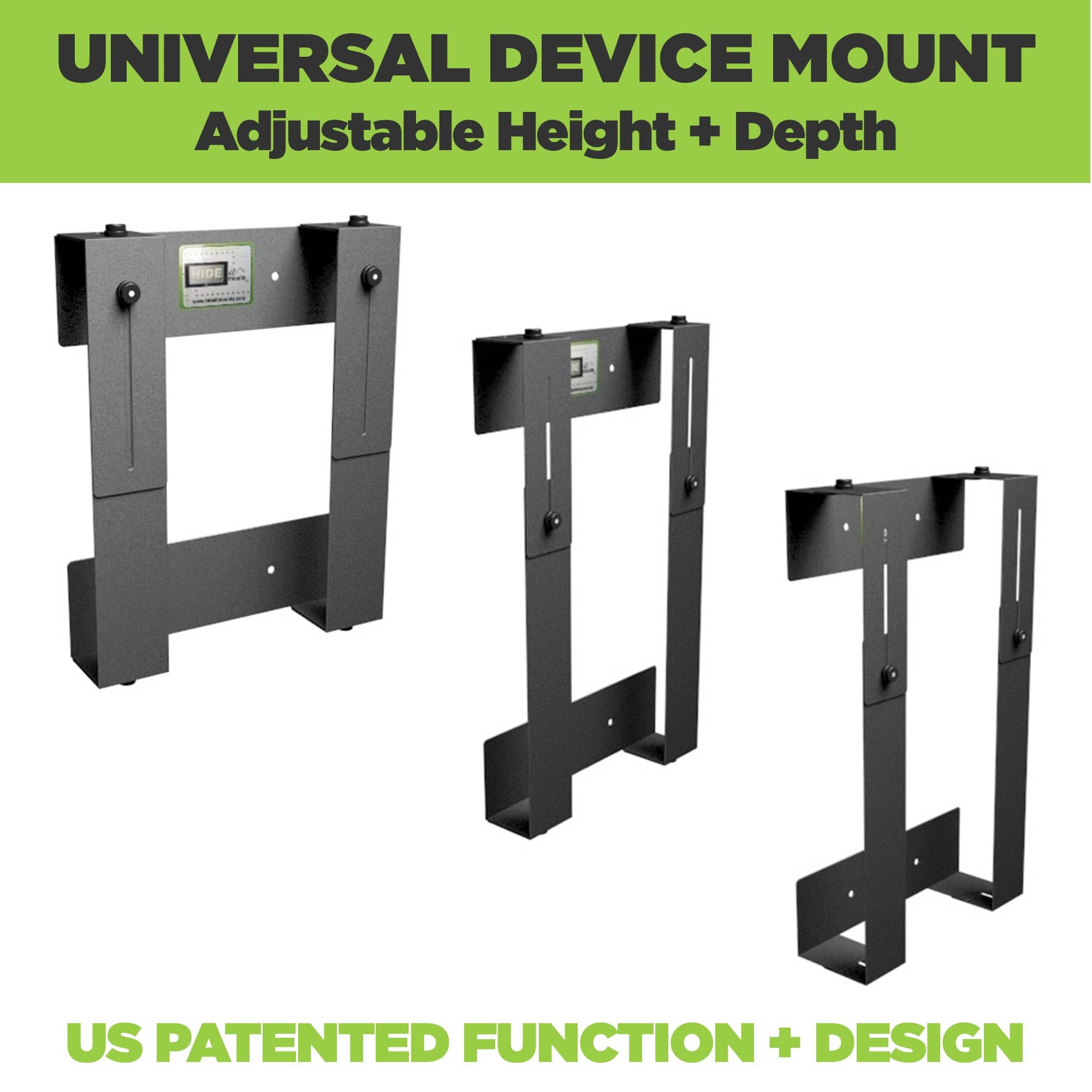 HIDEit Uni-NSM | Adjustable Network Switch Mount