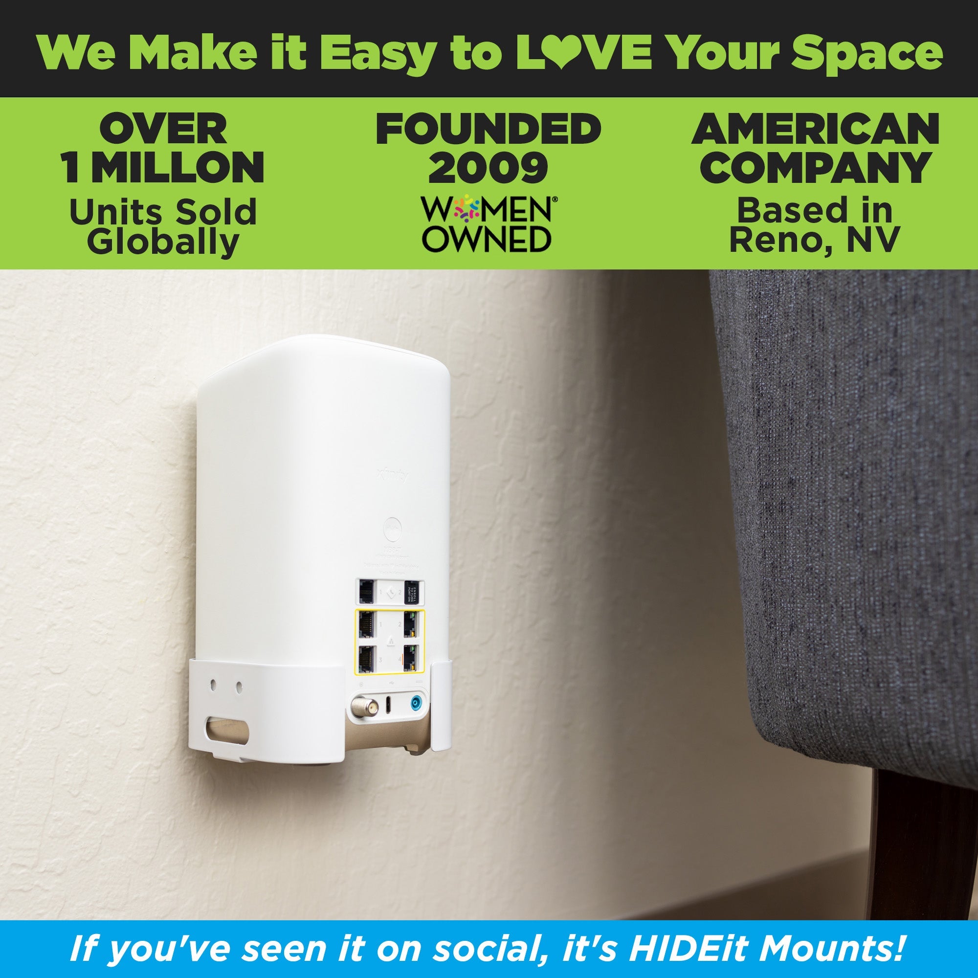 HIDEit XB8 | Xfinity XB8 Gateway Modem Mount