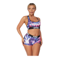PSD x Playboy Spiral Dye Women Sports Bra Purple Tie-Dye