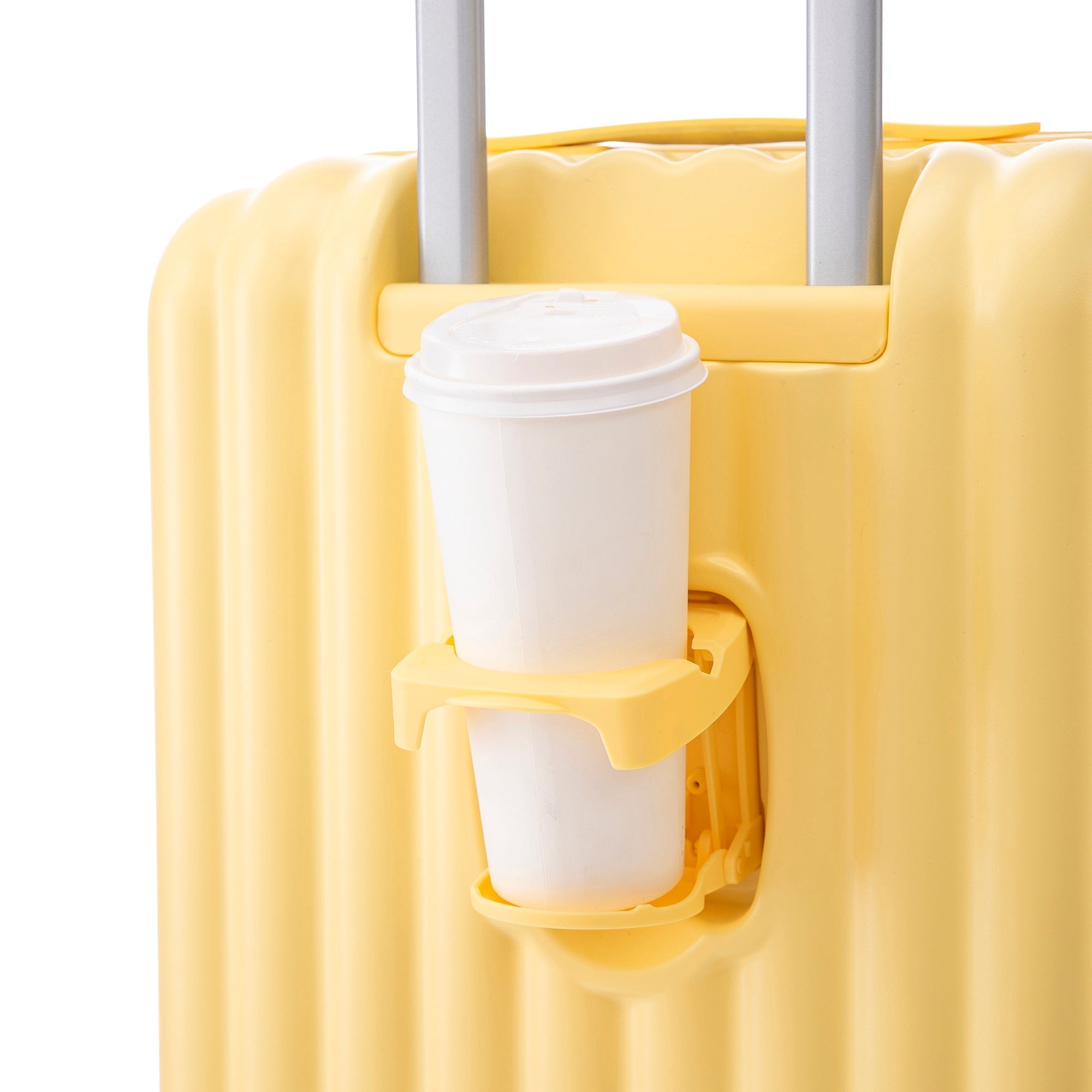 20'/24'/28' ABS Spinner Wheel Luggage Set with USB Port & Cup Holder
