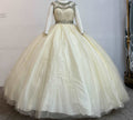 (LIVE 13) Gorgeous Short Gold Dress with Diamonds