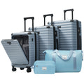 Deluxe 5-Piece Hard Side Luggage Set with USB and TSA Security