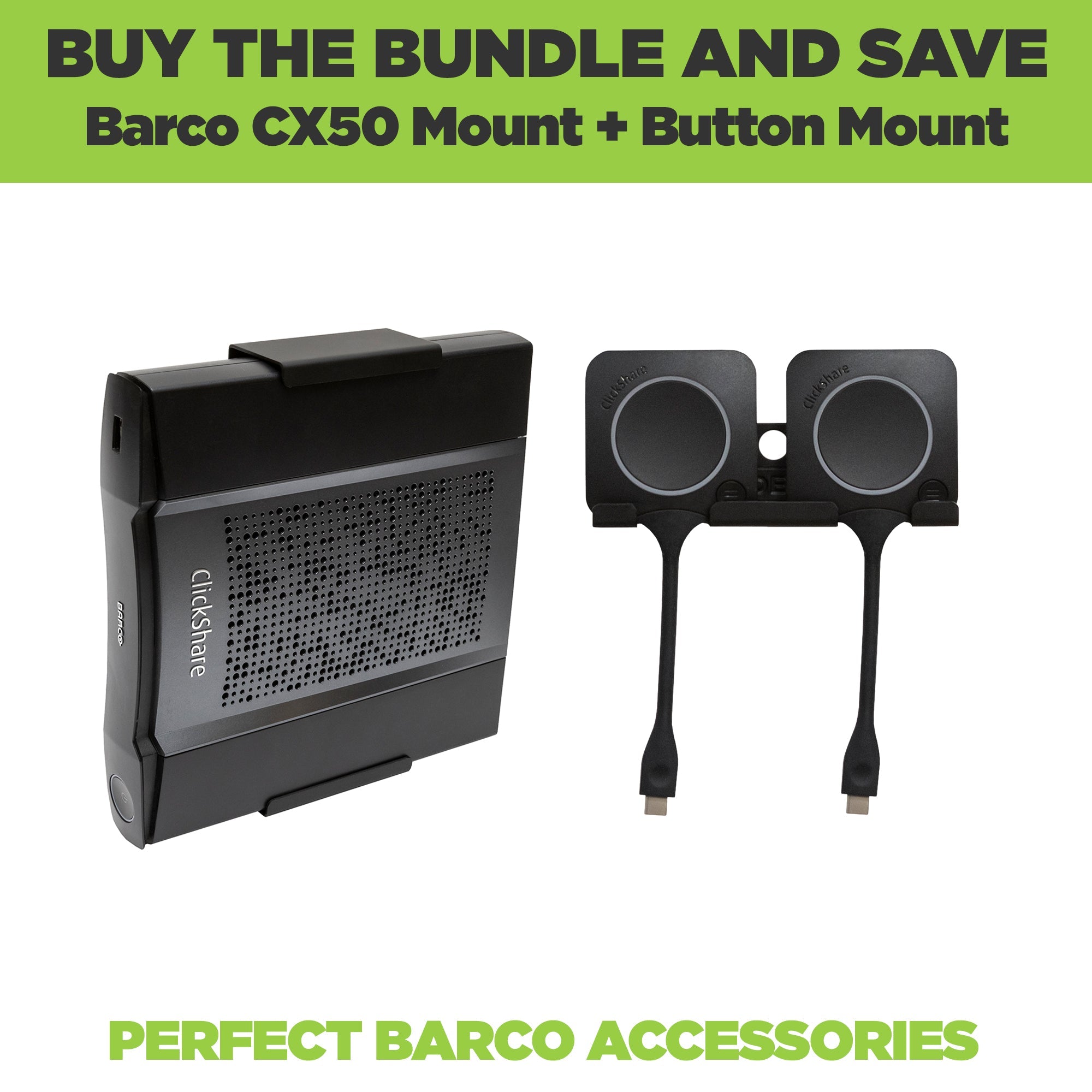 HIDEit CX50 | Barco ClickShare CX-50 Wall Mount