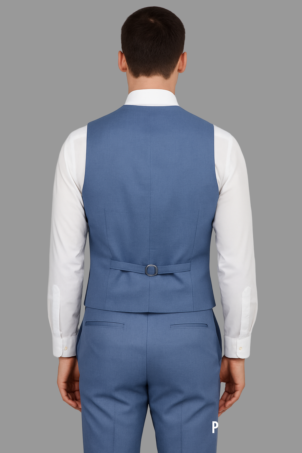 3 Piece TR Suit  Powder Blue