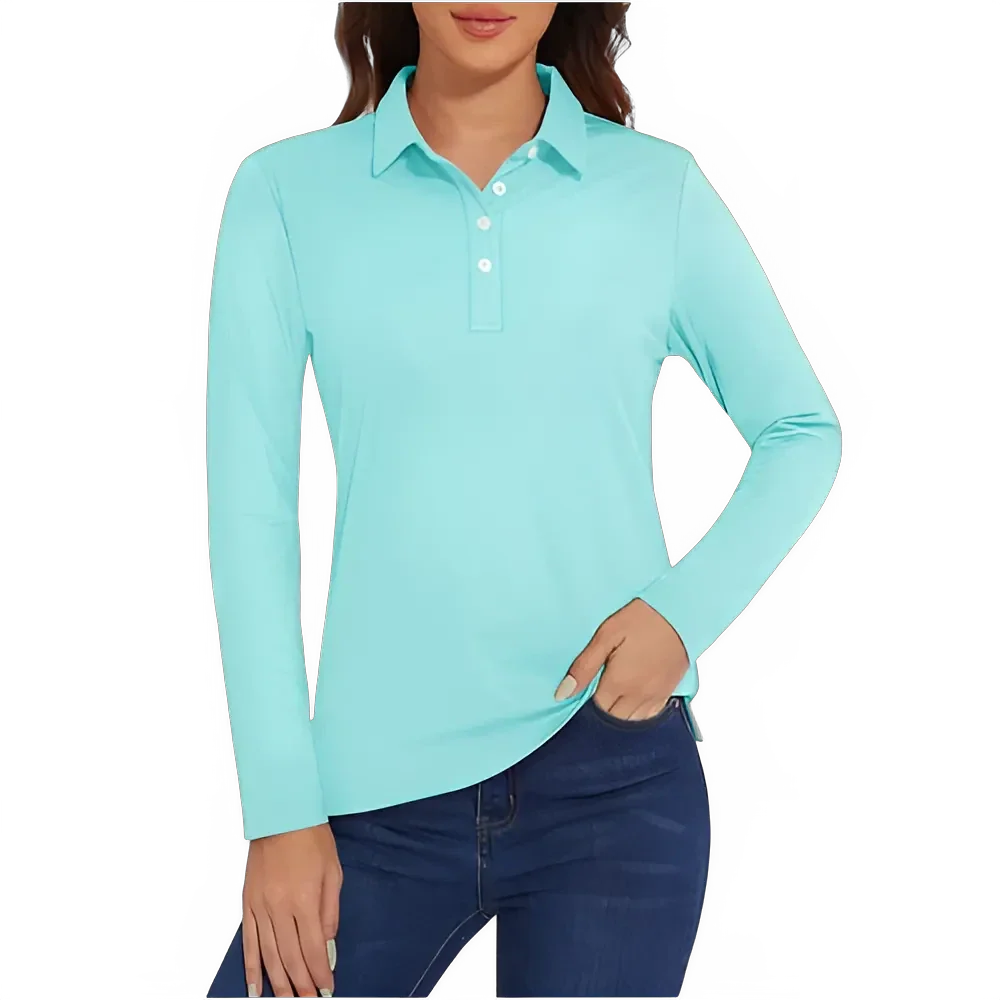 Stylish Women's Polo Shirt - UPF 50+ Sun Protection & Quick Dry Comfort