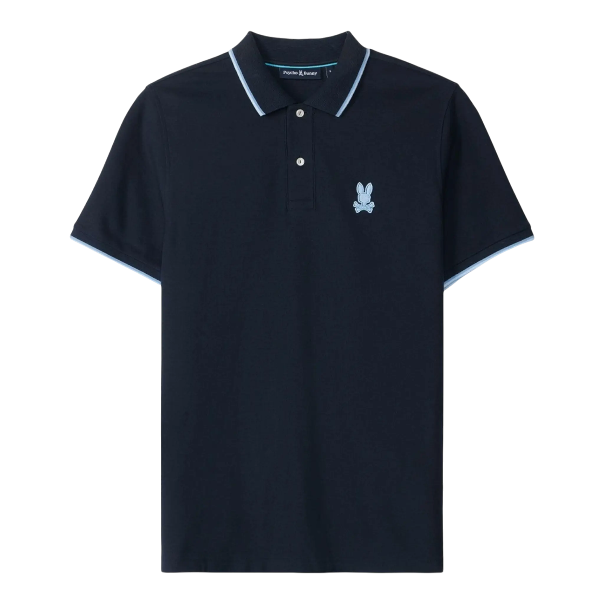 Psycho Bunny Houston Pique Polo Men Polo Shirt Navy