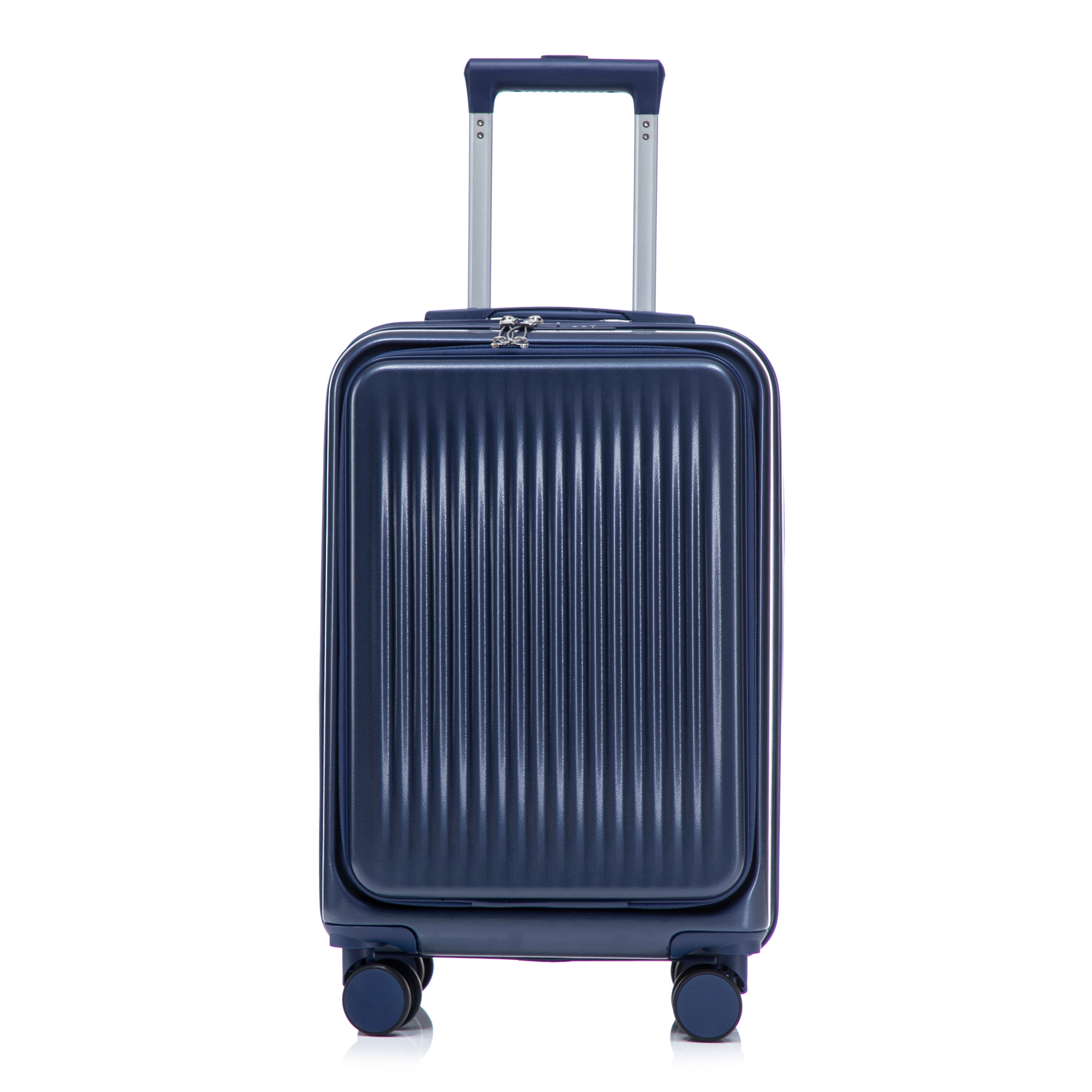 14'/20' 2-Piece ABS Spinner Wheel Luggage Set with Combination Lock