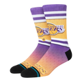 Stance x NBA Los Angeles Lakers Fader Men Crew Socks Purple