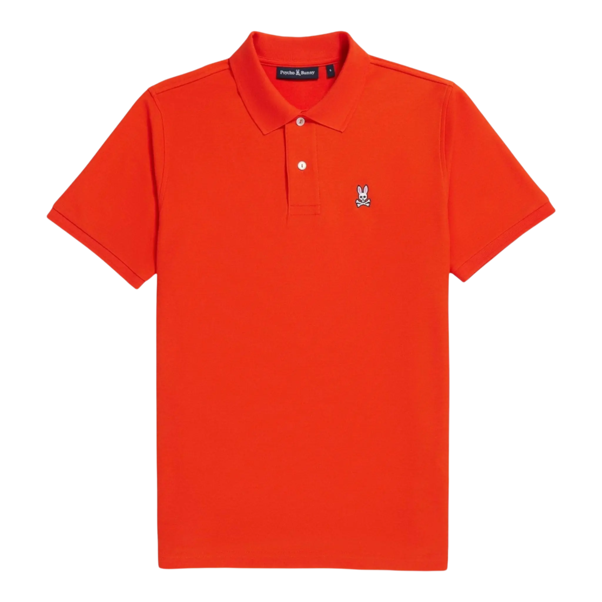 Psycho Bunny Classic Polo Men Polo Shirt Tangerine Tango
