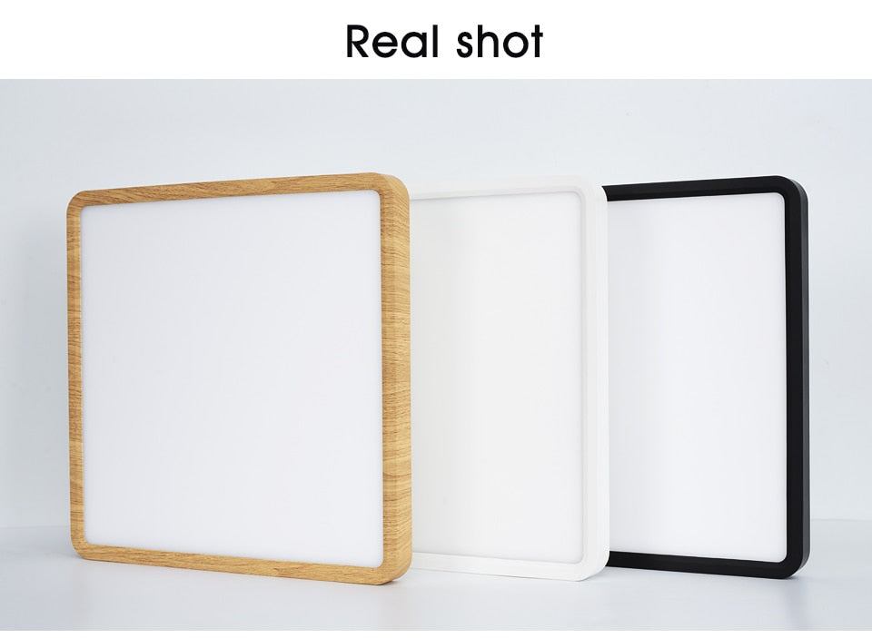 Square LED Ceiling Lamp - Bedroom Lighting in Neutral White, Cold White, and Warm White - 48W, 36W, 24W, 18W Options for Living Room Brilliance