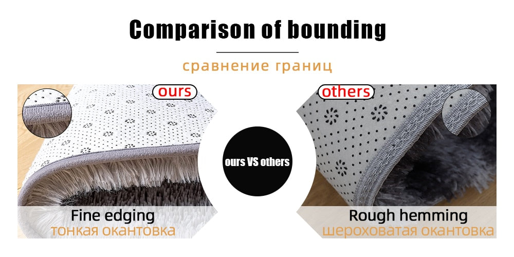 Luxurious Plush Carpets: Ultra-Soft Modern Area Rugs for Stylish Living Rooms, Playful Children's Bedrooms, and Chic Home Decor