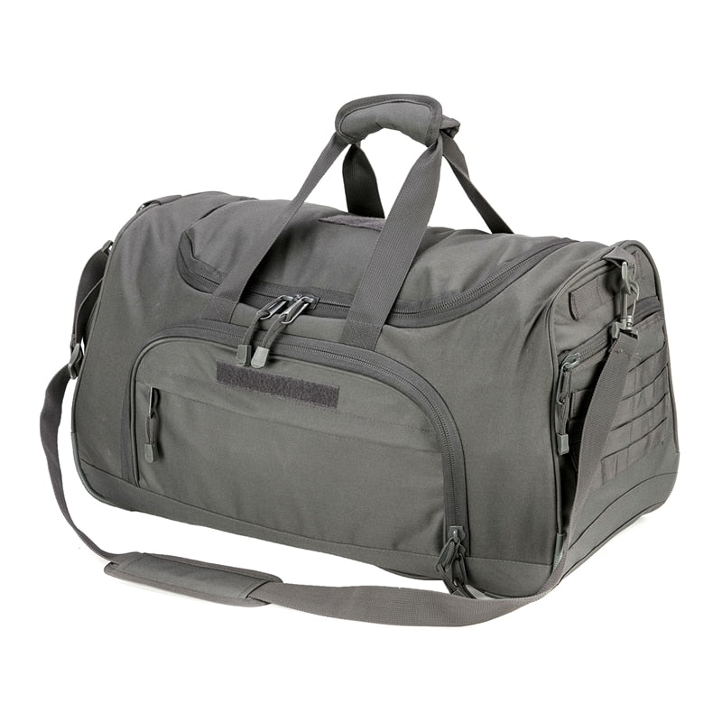50L Travel Sports Bags Foldable Gym Bag Carry-on Luggage Duffle Bag With Shoes Compartment for Men Women 6 Colors
