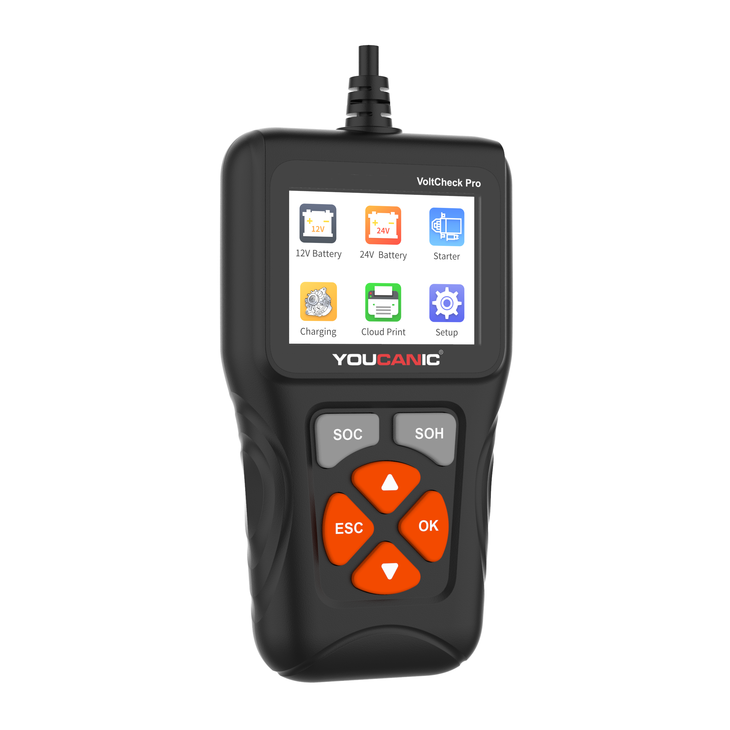 Voltcheck Pro | Digital Battery & Charging System Tester Analyzer | UCAN-VOLT-II
