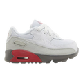 Nike Air Max 90 Toddler Shoes White/Light Silver/Flat Pewter/White