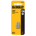 DeWalt DW2660-2 T20 Torx 1" Bit Tip Carded 2Pk