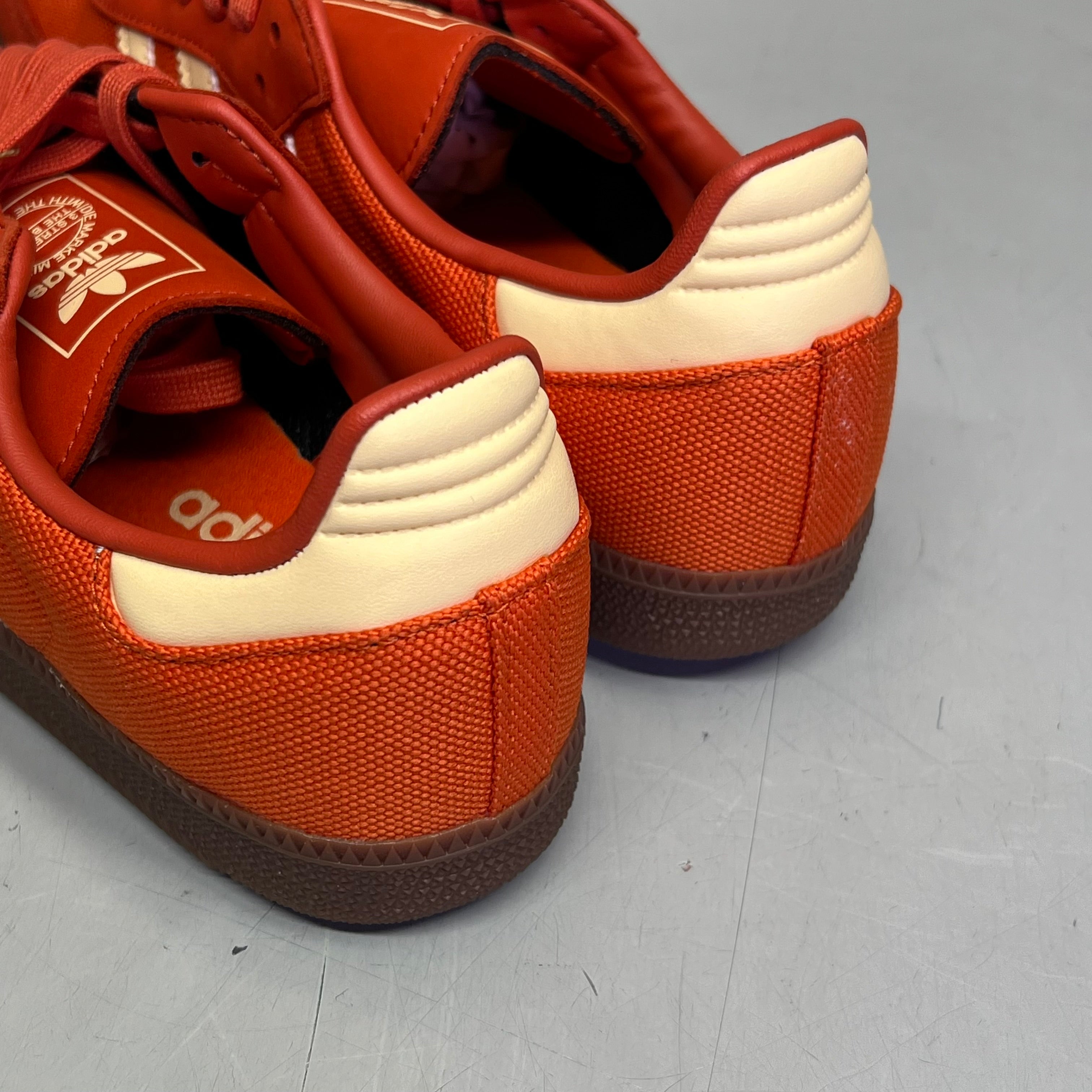 ZA@ ADIDAS Samba OG Soccer Inspired Sneaker Men's Sz 7.5 Collegiate Orange ID1453