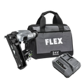 FLEX FX4321A-1A 16Ga Angled Nailer Kit (1x2.5Ah Battery+160W Charger)