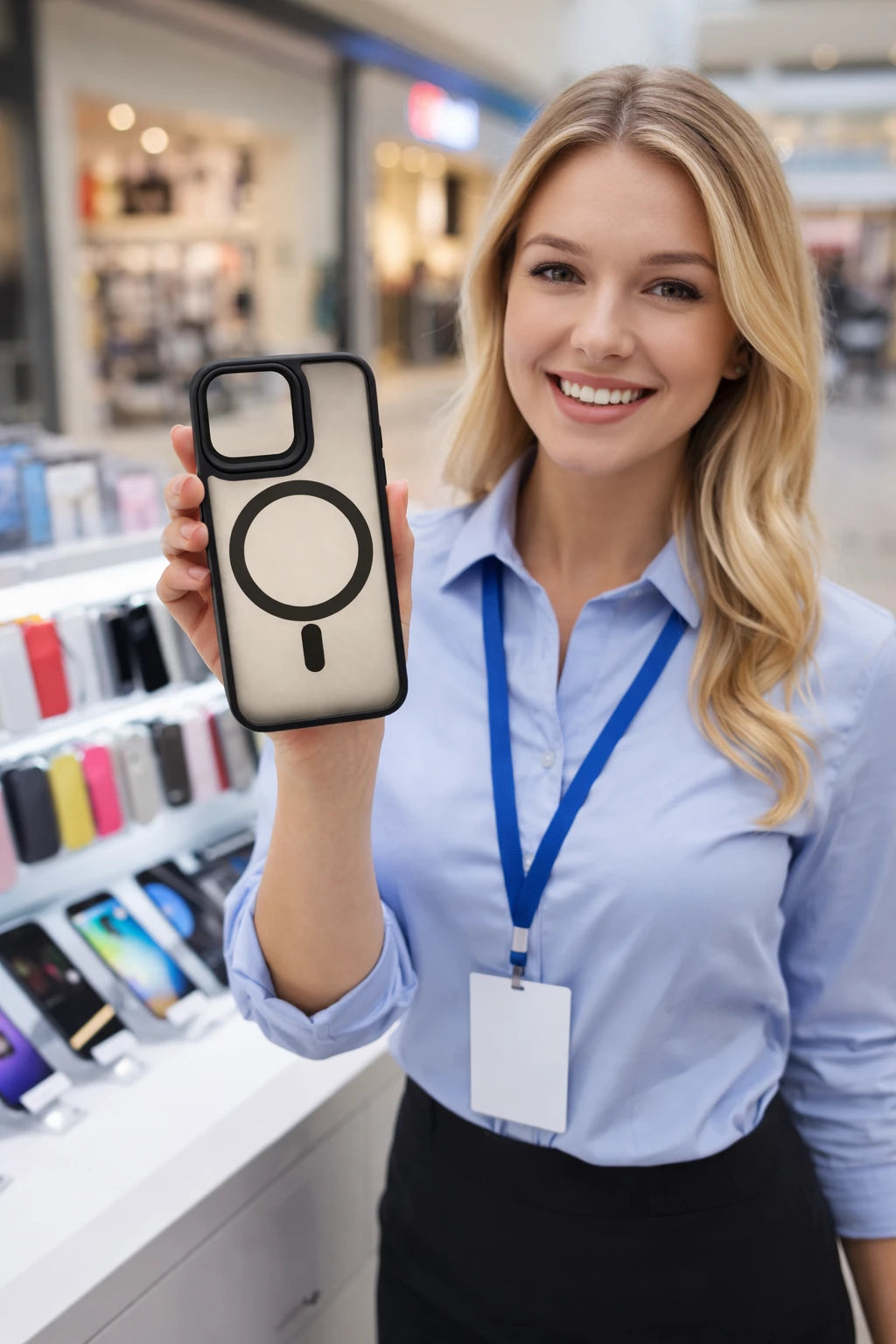 For Magnetic Luxury Matte Case Shockproof Translucent Armor Case For iPhone 15 14 Pro Max Plus Black