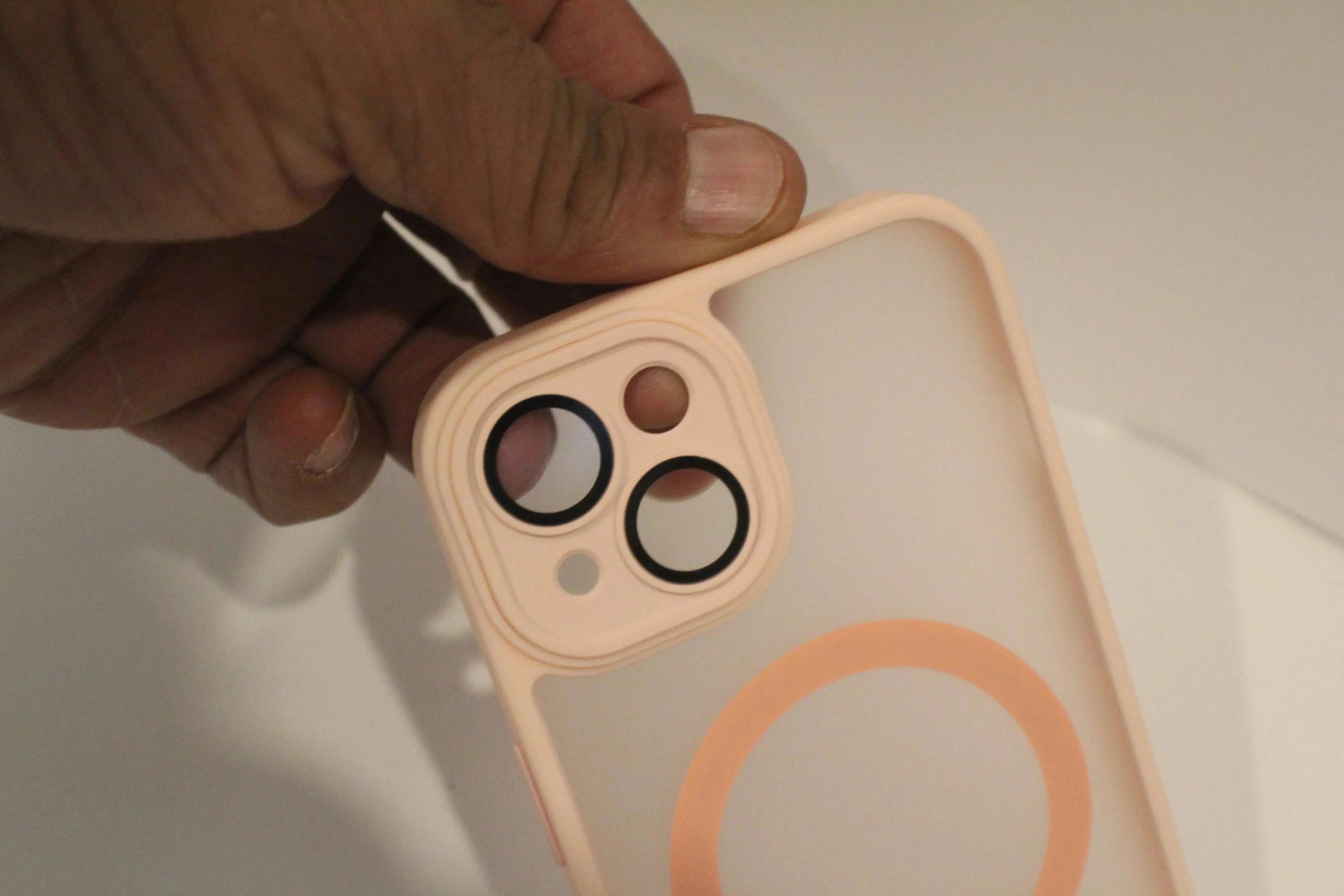 For Phone Matte Armor Magnetic For Pink Phone Case
