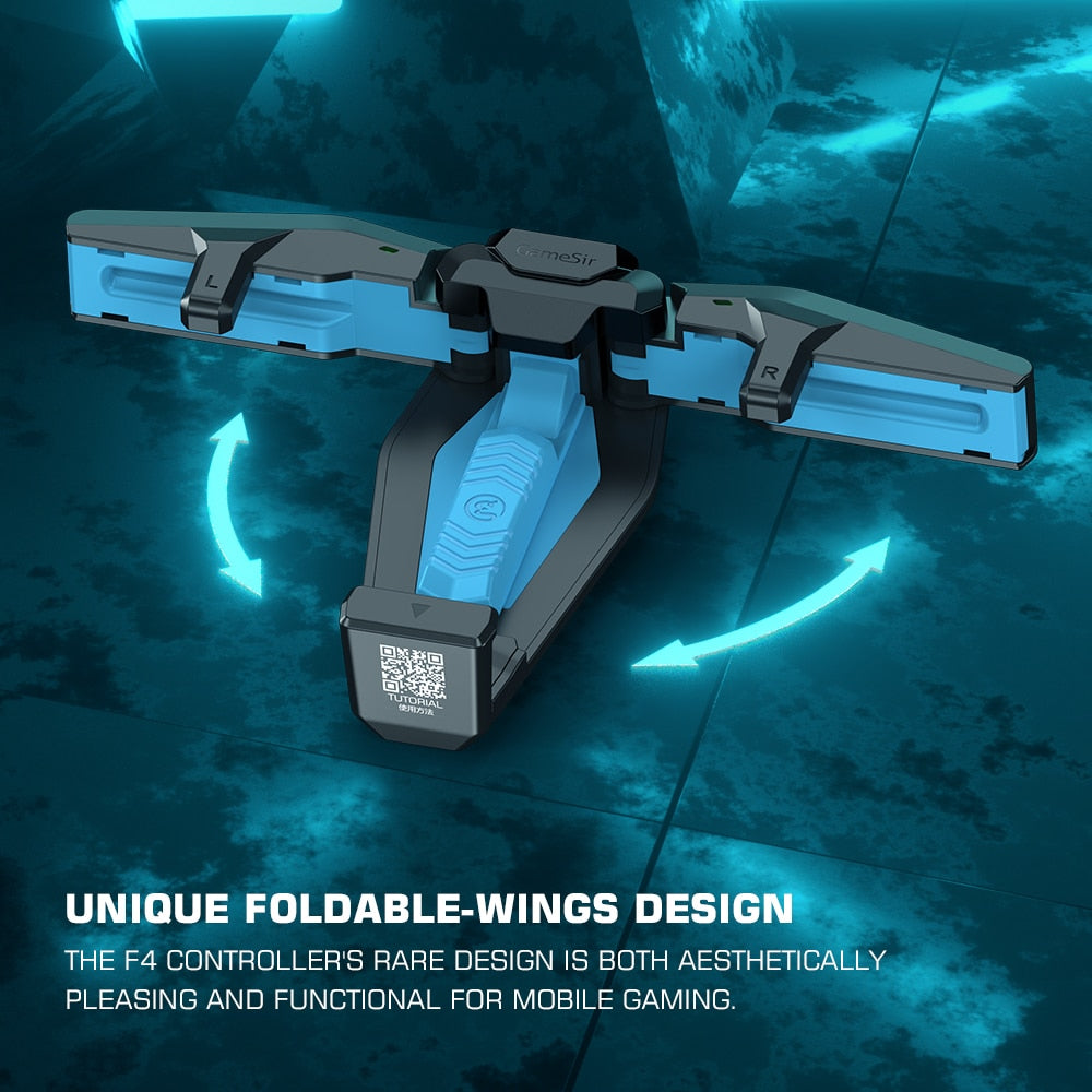 Plug and Play GameSir F4 Falcon Mobile Phone Game Controller - PUBG Gamepad Joystick for iPhone iOS Android Cellphone Call of Duty